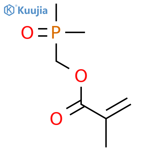 2-Propenoic acid,2-methyl-, (dimethylphosphinyl)methyl ester structure