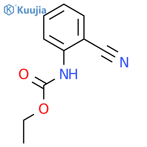 ethyl N-(2-cyanophenyl)carbamate structure