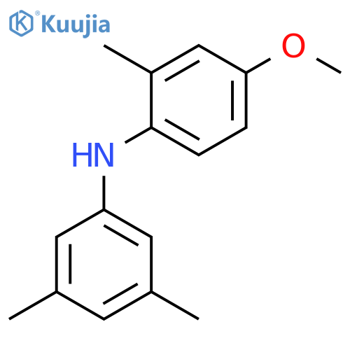 Benzenamine, N-(3,5-dimethylphenyl)-4-methoxy-2-methyl- structure