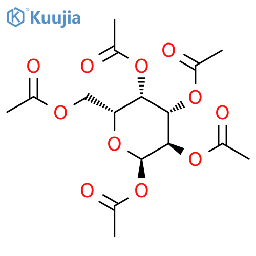 1,2,3,4,6-pentaacetate-α-D-Galactopyranose structure