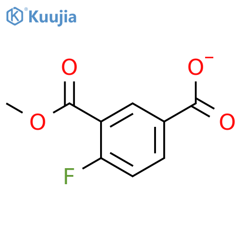 1,3-Benzenedicarboxylic acid, 4-fluoro-, 3-methyl ester structure