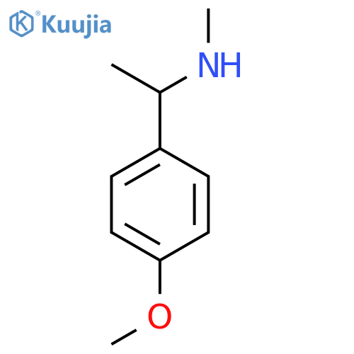 1-(4-Methoxyphenyl)-N-methylethanamine structure