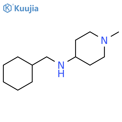 N-(cyclohexylmethyl)-1-methylpiperidin-4-amine structure