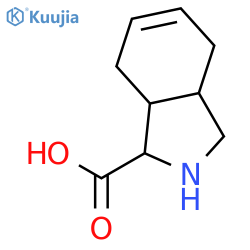 1H-Isoindole-1-carboxylicacid, 2,3,3a,4,7,7a-hexahydro- structure