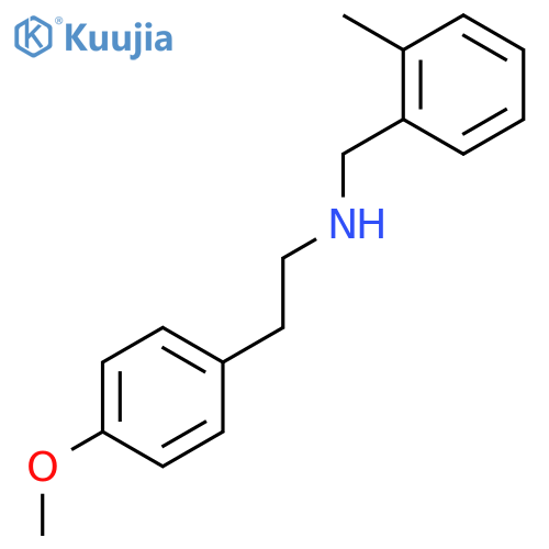 2-(4-Methoxyphenyl)-N-(2-methylbenzyl)ethanamine structure