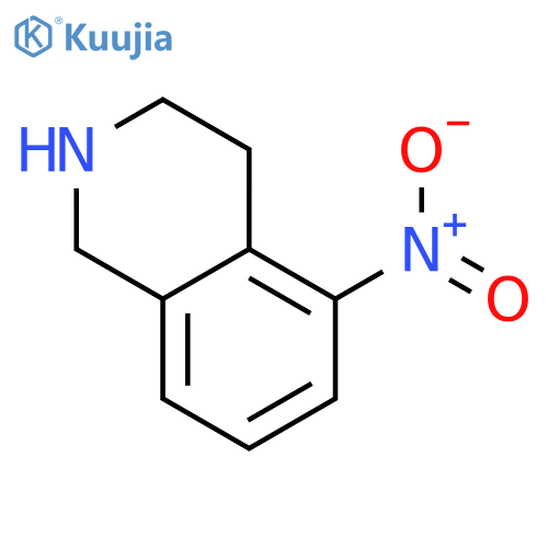 5-Nitro-1,2,3,4-tetrahydroisoquinoline structure