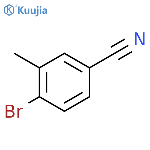4-bromo-3-methyl-benzonitrile structure