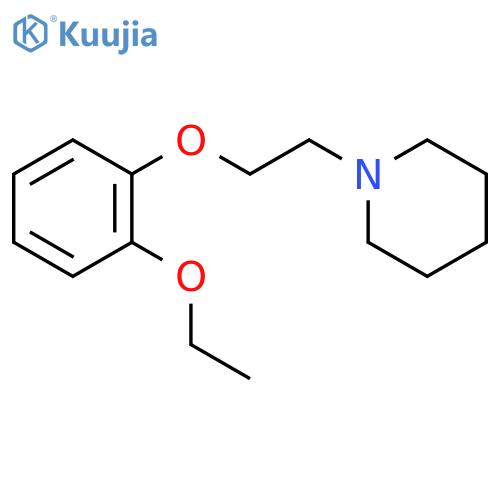 1-(2-(2-Ethoxyphenoxy)ethyl)piperidine structure