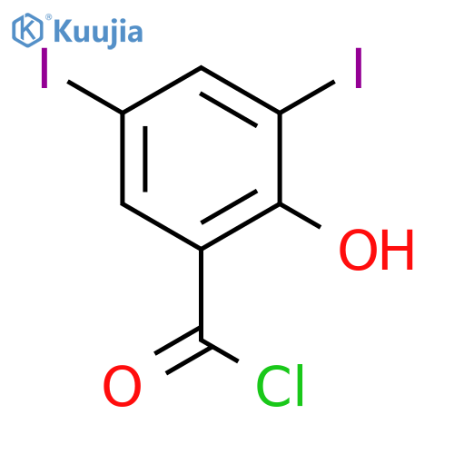 3,5-Diiodosalicyloyl Chloride structure