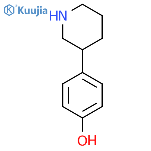 4-(piperidin-3-yl)phenol structure