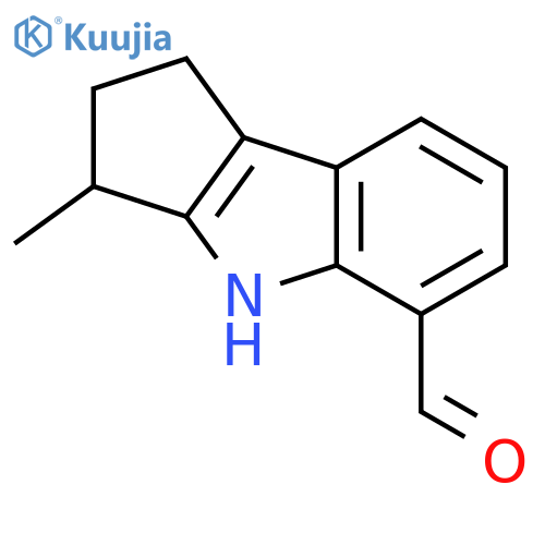 Cyclopent[b]indole-5-carboxaldehyde, 1,2,3,4-tetrahydro-3-methyl- (9CI) structure