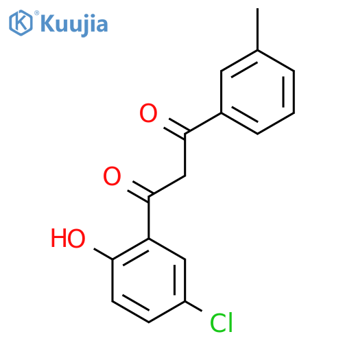 1-(5-Chloro-2-hydroxyphenyl)-3-(3-methylphenyl)propane-1,3-dione structure