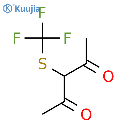 3-Trifluoromethylsulfanyl-pentane-2,4-dione structure