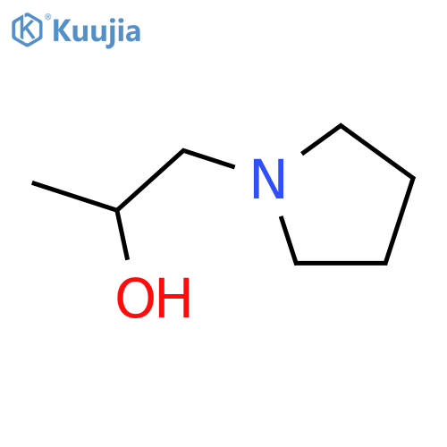 1-pyrrolidino-2-propanol structure