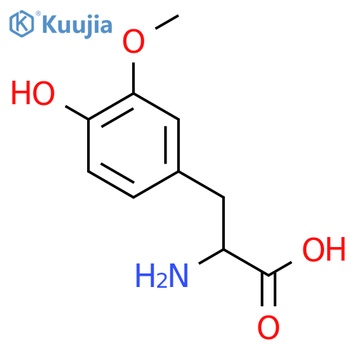 3-METHOXY-DL-TYROSINE structure