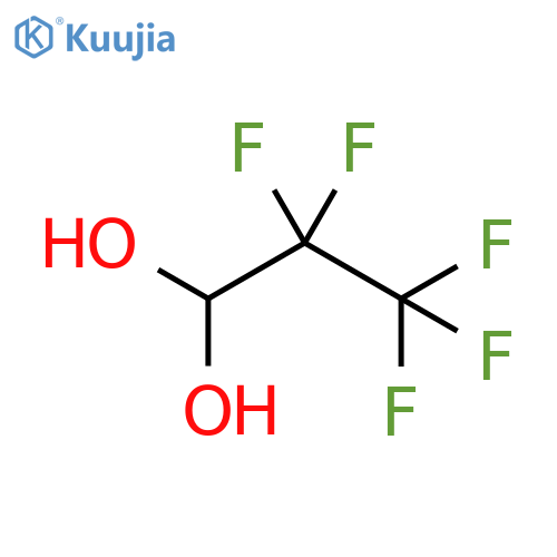 2,2,3,3,3-pentafluoropropane-1,1-diol structure