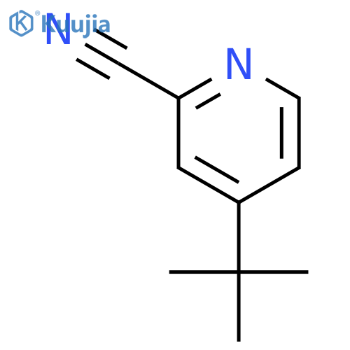 4-tert-butylpyridine-2-carbonitrile structure