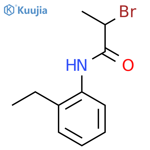 2-Bromo-N-(2-ethylphenyl)propanamide structure