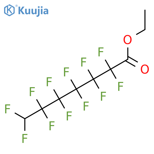 Heptanoic acid,2,2,3,3,4,4,5,5,6,6,7,7-dodecafluoro-, ethyl ester structure