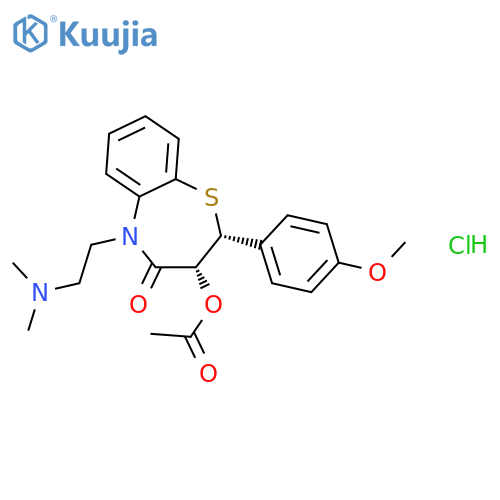 (R,R)-Diltiazem Hydrochloride structure