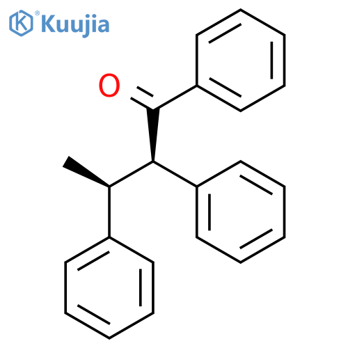 1-Butanone, 1,2,3-triphenyl-, (R*,S*)- structure