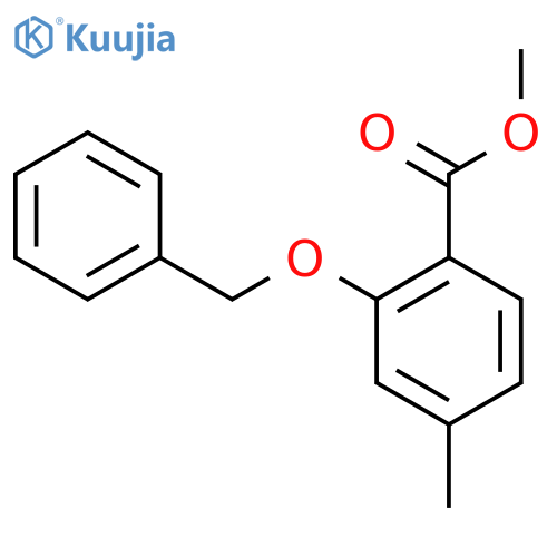 methyl 2-(benzyloxy)-4-methylbenzoate structure