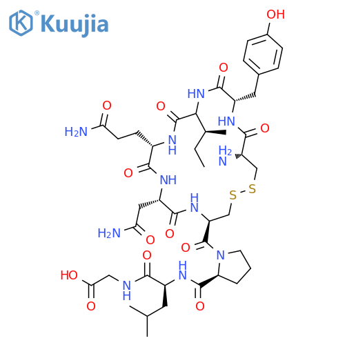 Oxytocin (free acid) structure