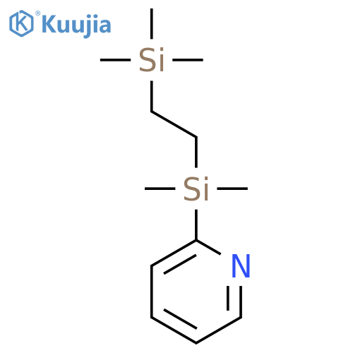 Pyridine, 2-[dimethyl[2-(trimethylsilyl)ethyl]silyl]- structure
