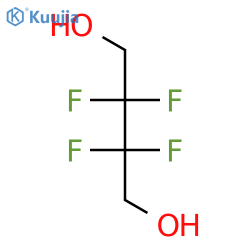 2,2,3,3-Tetrafluoro-1,4-butanediol structure