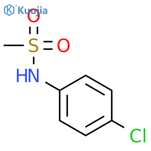 Methanesulfonamide, N-(4-chlorophenyl)- structure