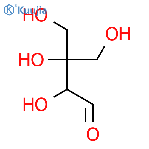 (R)-2,3,4-Trihydroxy-3-hydroxymethyl-butyraldehyd structure
