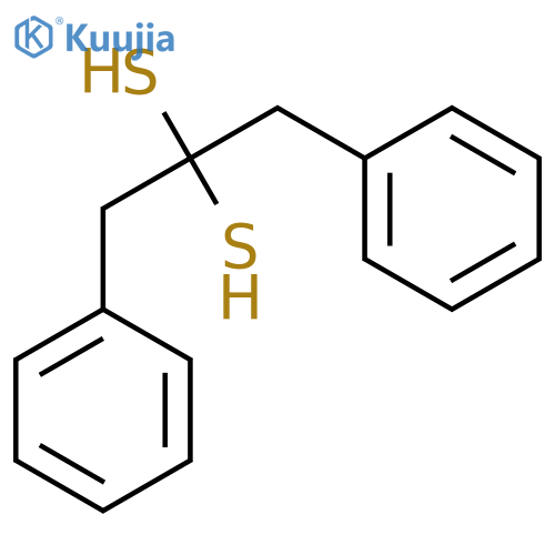 2,2-Propanedithiol,1,3-diphenyl- structure