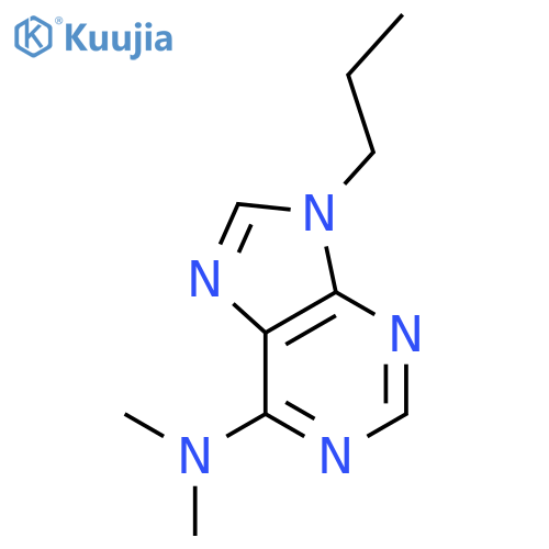 9H-Purin-6-amine, N,N-dimethyl-9-propyl- structure