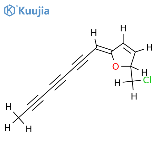 trans-5-Chlormethyl-2-(octa-2,4,6-triinyliden)-2,5-dihydro-furan structure