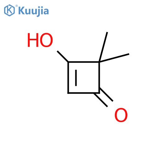 3-hydroxy-4,4-dimethylcyclobut-2-en-1-one structure