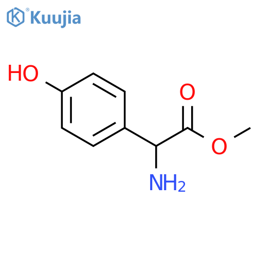 METHYL 2-AMINO-2-(4-HYDROXYPHENYL)ACETATE structure