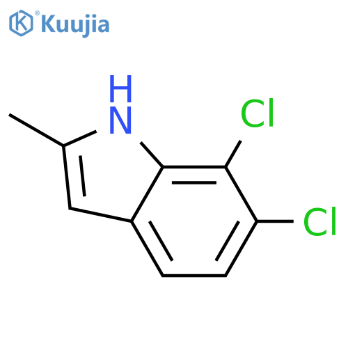 1H-Indole, 6,7-dichloro-2-methyl- structure