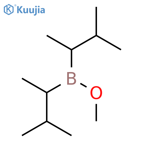 Borinic acid, bis(1,2-dimethylpropyl)-, methyl ester structure