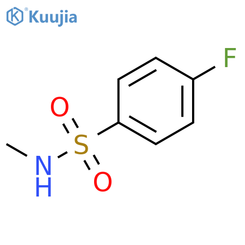 N-Methyl 4-fluorobenzenesulfonamide structure