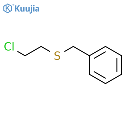 {(2-chloroethyl)sulfanylmethyl}benzene structure