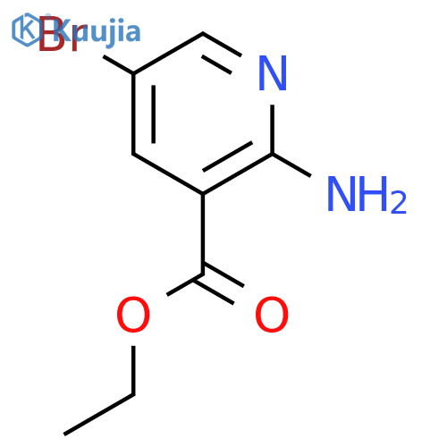 Ethyl 2-amino-5-bromonicotinate structure