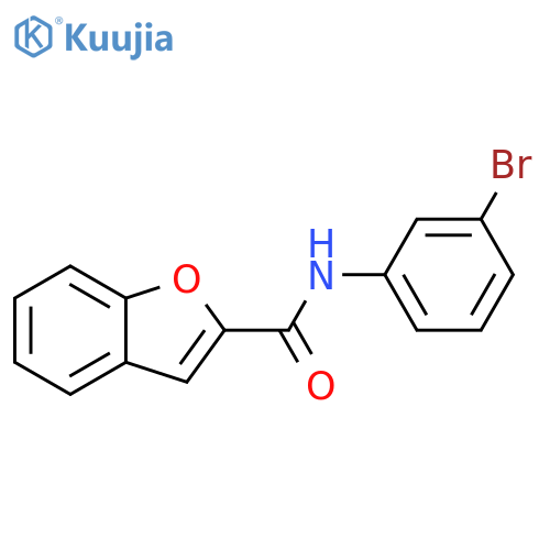 N-(3-bromophenyl)-1-benzofuran-2-carboxamide structure