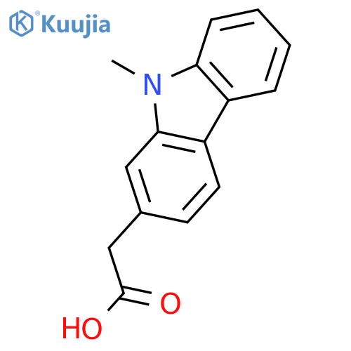 (9-Methyl-9H-carbazol-2-yl)-aceticacid structure
