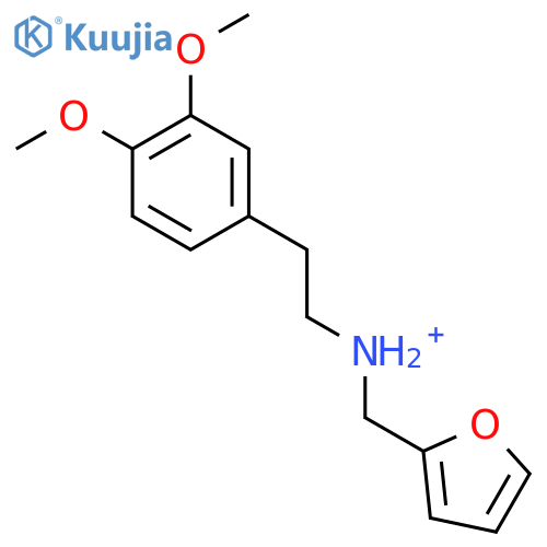 2-Furanmethanamine,N-[2-(3,4-dimethoxyphenyl)ethyl]-, hydrochloride (1:1) structure