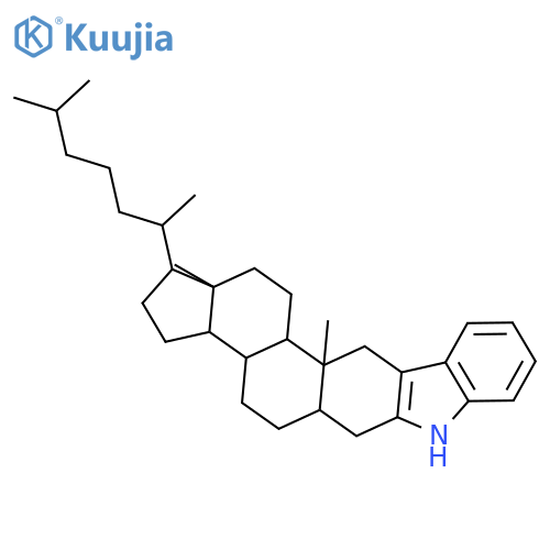 (1r,3as,3br,5as,12as,12bs,14ar)-12a,14a-dimethyl-1-[(2r)-6-methylheptan-2-yl]-1,2,3,3a,3b,4,5,5a,6,7,12,12a,12b,13,14,14a-hexadecahydrocyclopenta[5,6]naphtho[2,1-b]carbazole structure