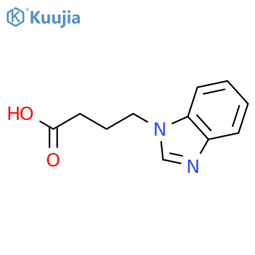 4-(1H-1,3-benzodiazol-1-yl)butanoic acid structure