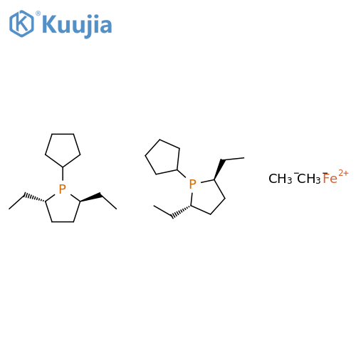 Carbanide;(2s,5s)-1-cyclopentyl-2,5-diethylphospholane;iron(2+) structure