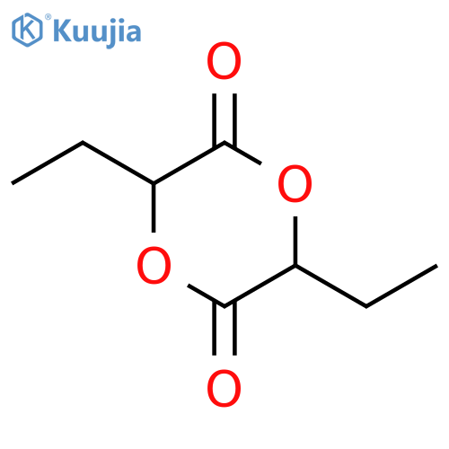 3,6-diethyl-1,4-dioxane-2,5-dione structure