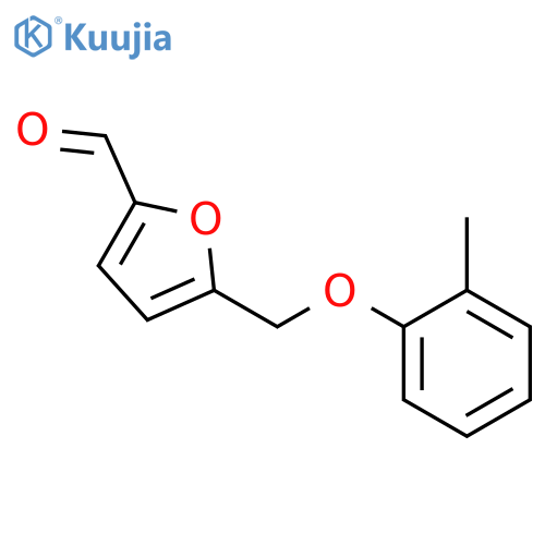 5-[(2-methylphenoxy)methyl]furan-2-carbaldehyde structure