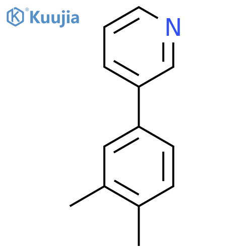 3-(3,4-Dimethylphenyl)pyridine structure